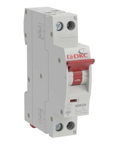 YON max MDR, 1P+N, 10mA, 10A, 6kA, А (MDR32N-1N1C10-A). Компактный автоматический выключатель дифференциального тока. ДКС в Альметьевске