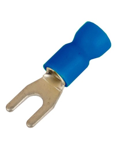 Наконечник вилочный НВИ 1,5-2,5 М6 (D6,4мм) (100 шт) (2B16P-EE-PVC). Наконечник вилочный с изолированным фланцем ПВХ. ДКС в Альметьевске