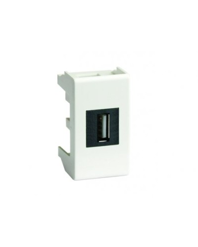 Розетка USB 2.0 Brava 1 модуль слоновая кость (75200S): Розетка USB в Альметьевске
