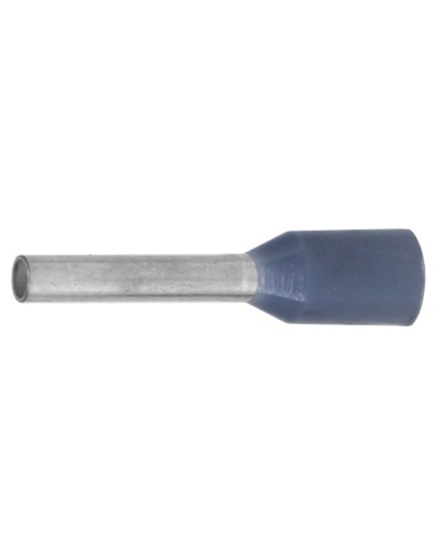 Наконечник-гильза НШВИ 0.75-06, серый (100 шт) (IF0.75-06GR). Наконечник-гильза с изолированным фланцем. ДКС в Альметьевске