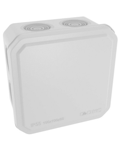 Коробка ответвительная с кабельными вводами IP55, 100х100х50 (53800). Коробка ответвительная. ДКС в Альметьевске