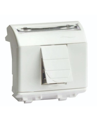 Розетка RJ-45 Brava 2 модуля слоновая кость (75655S): Розетка компьютерная с двумя разъёмами в Альметьевске