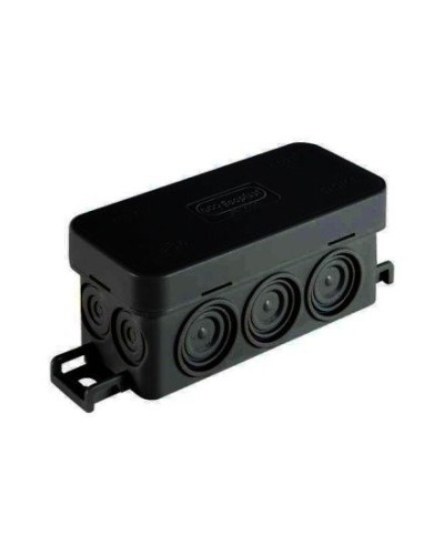 Коробка JBL090 90х42х40, 10 вых., IP55, черная (44055BL-1). Коробка монтажная. Экопласт в Альметьевске
