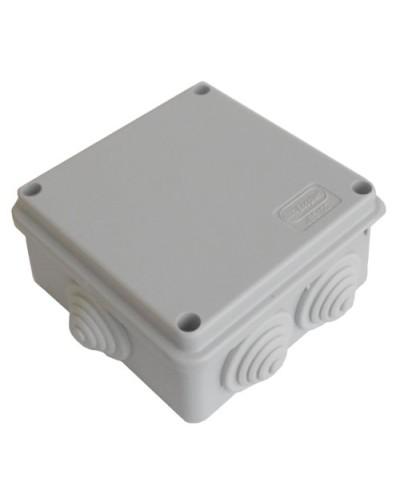 Коробка JBS100 100х100х55, 6 вых., 5P (0,15...2,5мм²) серая (43057HF-GR). Коробка монтажная, огнестойкая, без галогена. Экопласт в Альметьевске