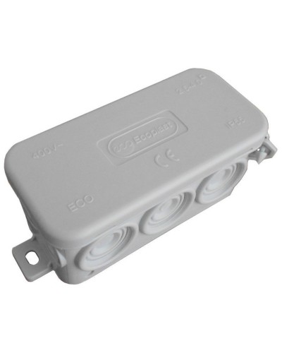 Коробка JBL090 90х42х40, 10 вых., IP55, белая (44055W-1). Коробка монтажная. Экопласт в Альметьевске