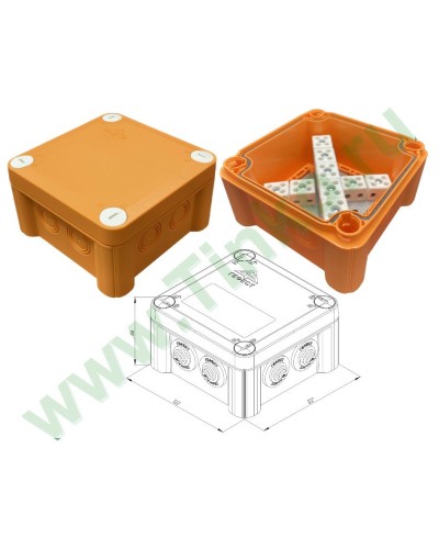 КМ-О-1212(П)(18к)-IP55: Коробка монтажная огнестойкая в Альметьевске