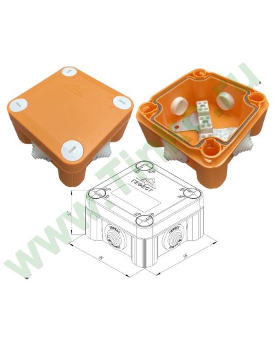 КМ-О-1010(П)(8к)-IP55: Коробка монтажная огнестойкая в Альметьевске