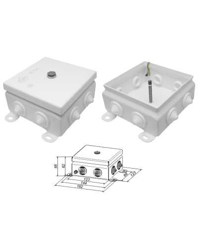 КМ IP55-1212. Коробка монтажная электротехническая. Гефест в Альметьевске