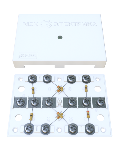 KRA-4 300 Om white (MEC42103). Коробка на 4 абонента. МЭК-Электрика в Альметьевске