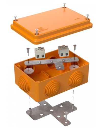 Коробка огнестойкая 120х80х50 (40-0340-FR1.5-4). Коробка огнестойкая для открытой установки. Промрукав в Альметьевске