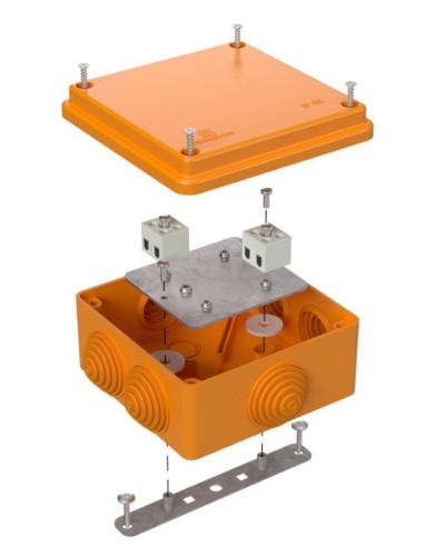 Коробка огнестойкая 100х100х50 (40-0300-FR6.0-4). Коробка огнестойкая для открытой установки. Промрукав в Альметьевске