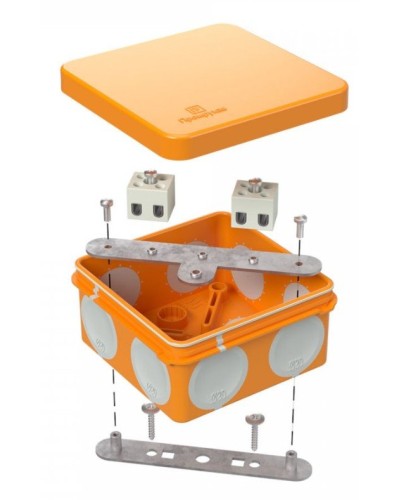 Коробка огнестойкая 80х80х40 (60-0210-FR2.5-6). Коробка огнестойкая для открытой установки. Промрукав в Альметьевске
