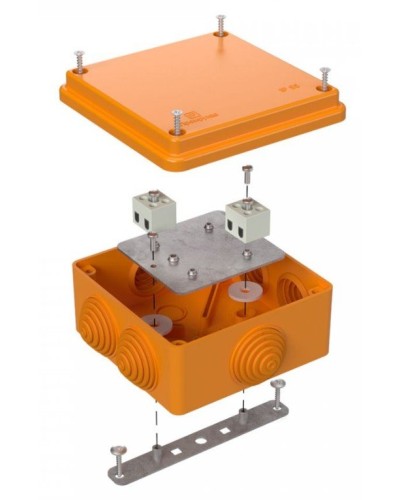Коробка огнестойкая 100х100х50 (40-0300-FR1.5-4). Коробка огнестойкая для открытой установки. Промрукав в Альметьевске