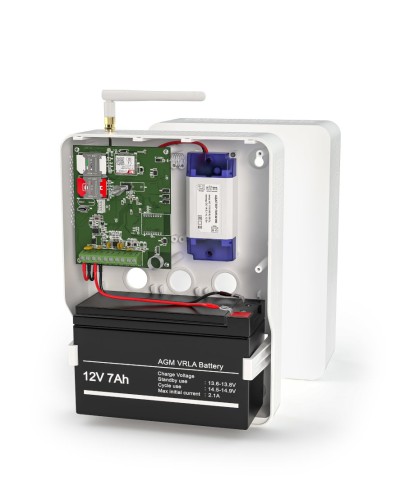 Контакт GSM-14А v.3 (в корпусе под АКБ 1,2-7 Ач с БРП 12V 1А). Панель охранная радиоканальная. Ритм в Альметьевске