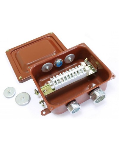 ККМА-10 У2 IP54 (zeta30372). Коробка клеммная металлическая с муфтами АТК для трубной электропроводки. ЗЭТА в Альметьевске